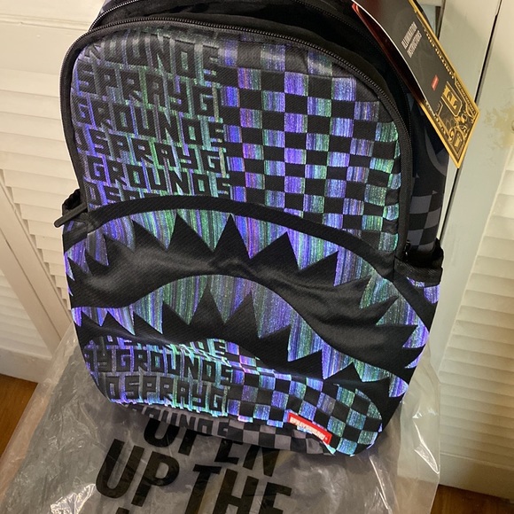 🥳HPx3🎉| Sprayground 🦈 Fiber Optic Light-Show Backpack…🎒 - Picture 15 of 17